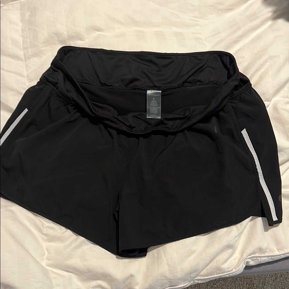 Women's Black Athletic Shorts